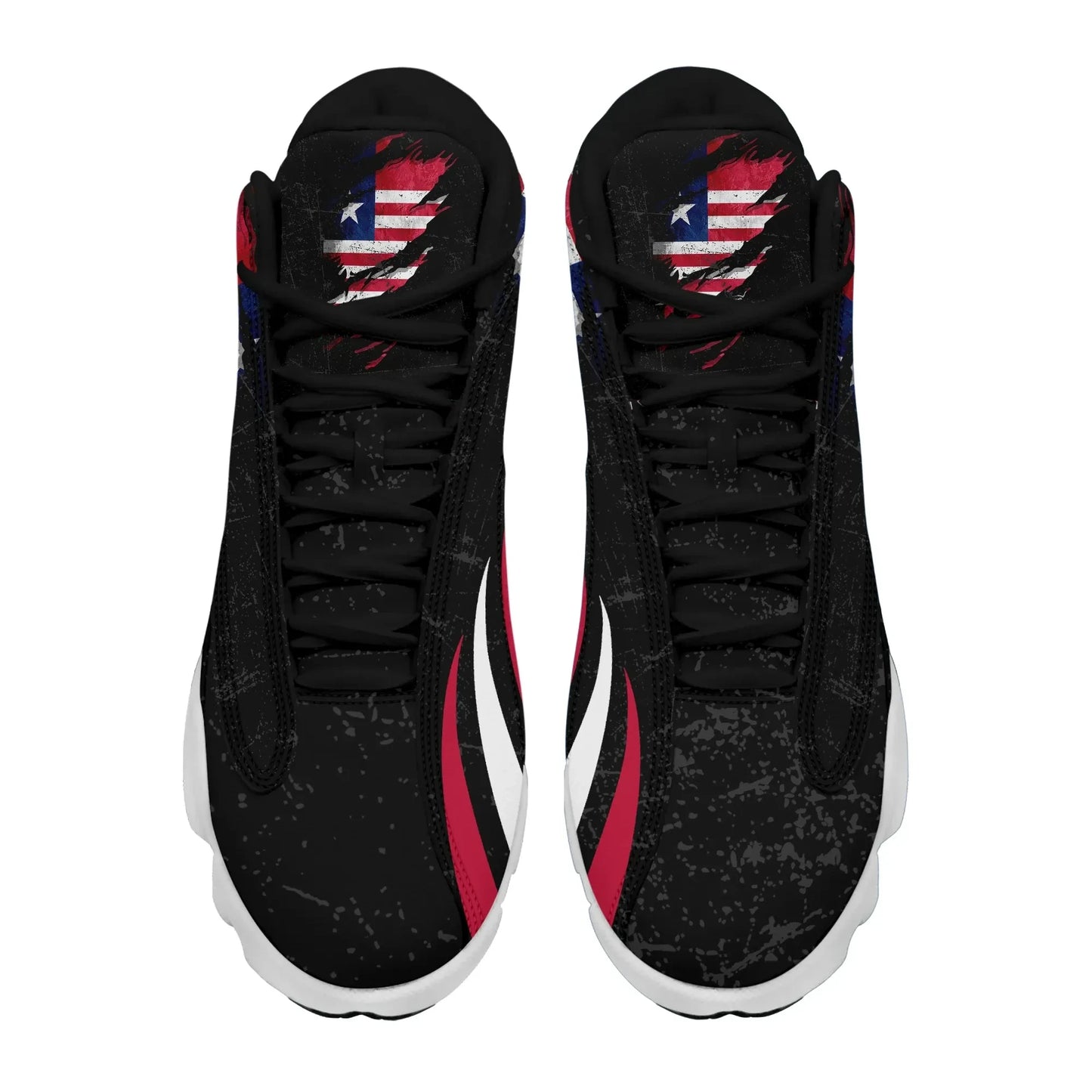 Liberia In Me High Top Sneakers Special Grunge Style