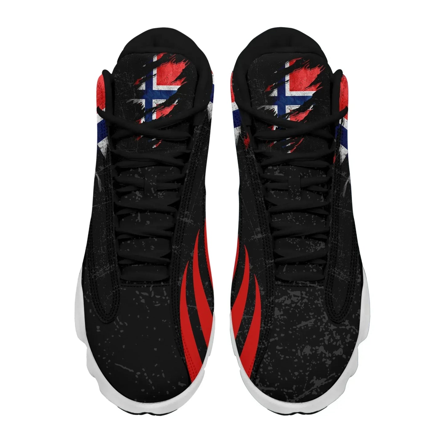 Norway In Me High Top Sneakers Shoes Special Grunge Style