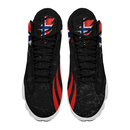 Norway In Me High Top Sneakers Shoes Special Grunge Style