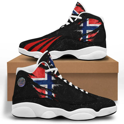 Norway In Me High Top Sneakers Shoes Special Grunge Style