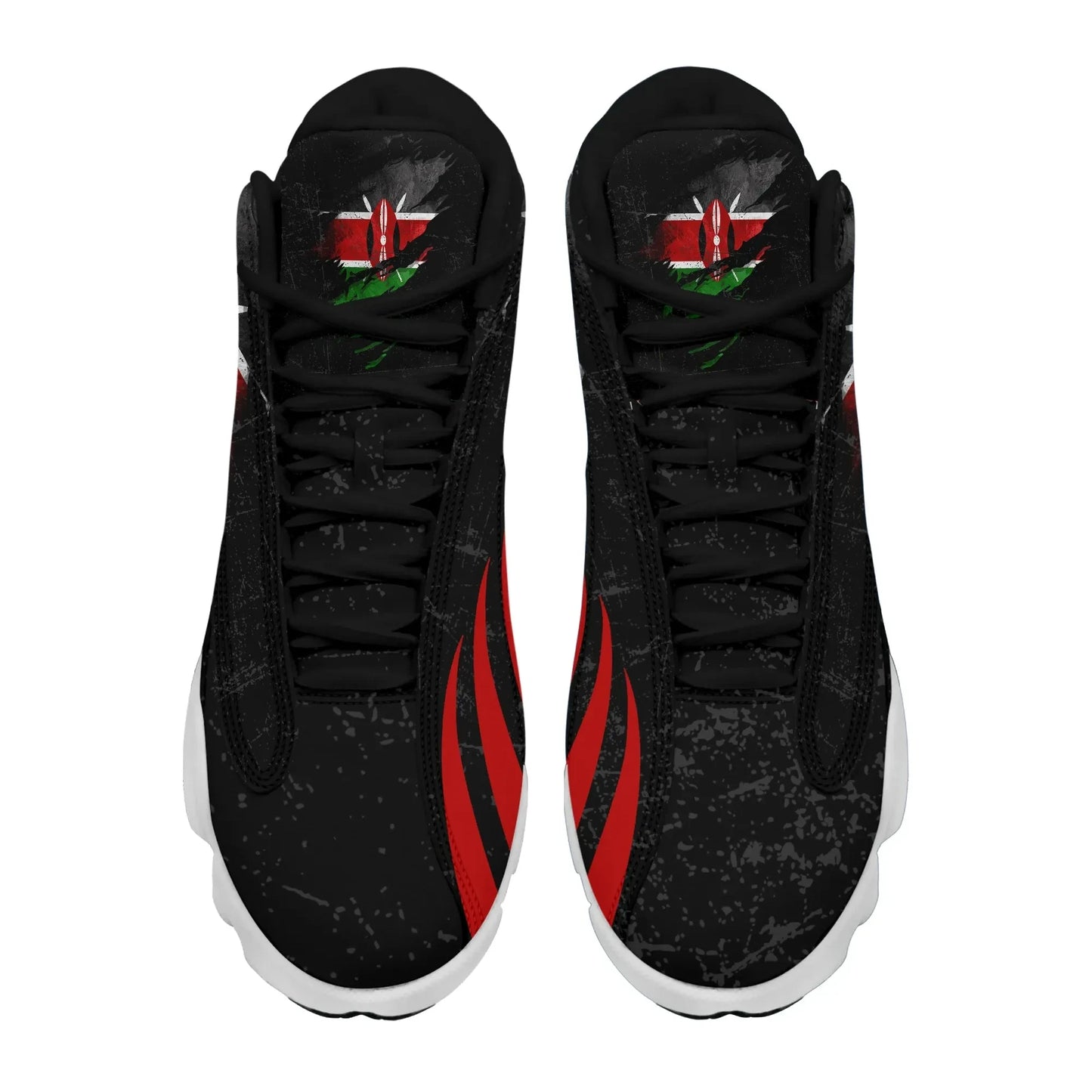 Kenya In Me High Top Sneakers Special Grunge Style