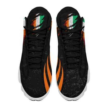 Ivory Coast In Me High Top Sneakers Special Grunge Style