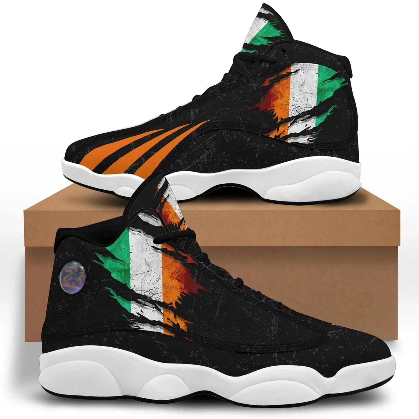 Ivory Coast In Me High Top Sneakers Special Grunge Style