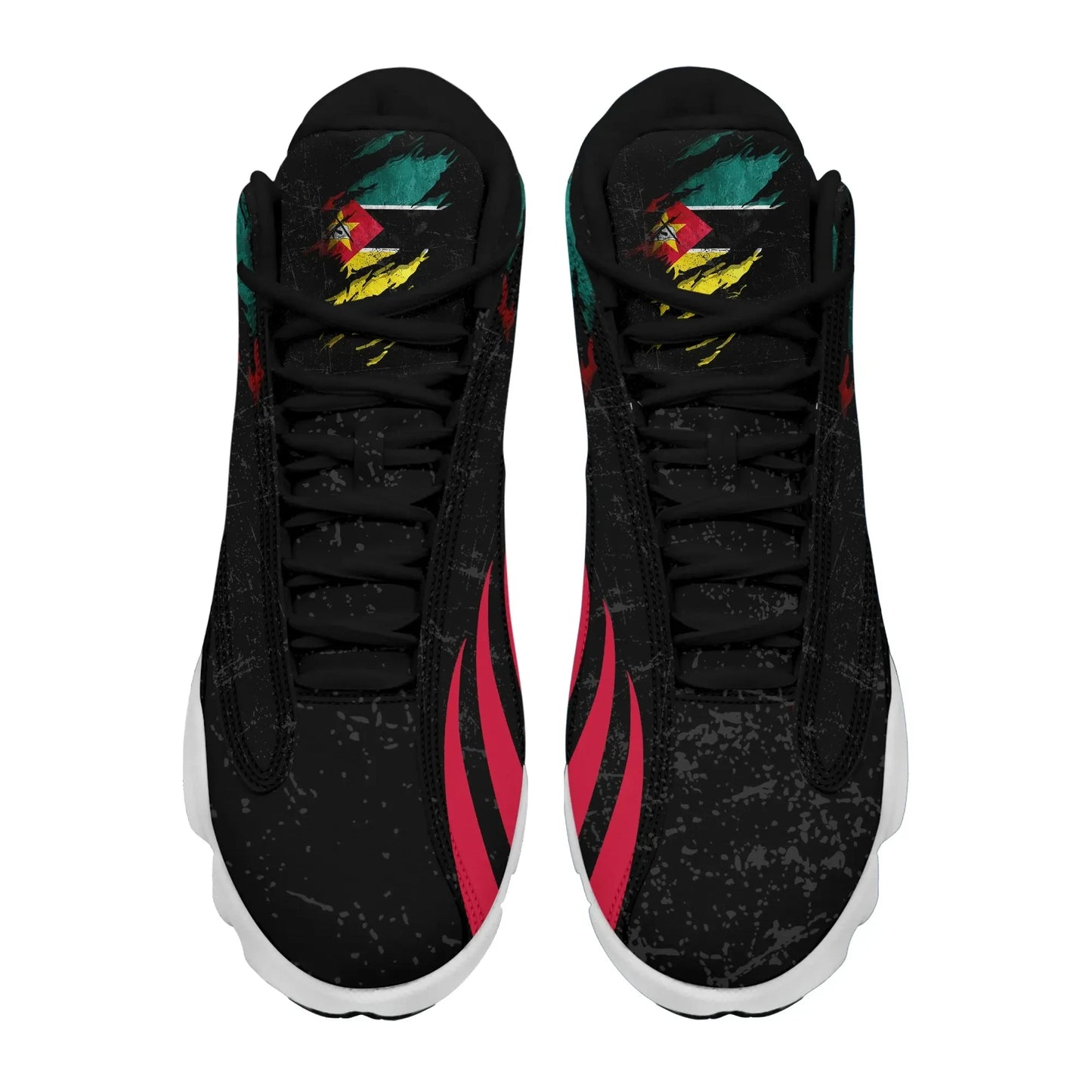 Mozambique In Me High Top Sneakers Special Grunge Style