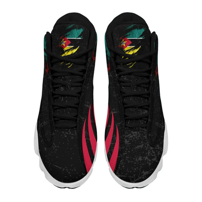 Mozambique In Me High Top Sneakers Special Grunge Style