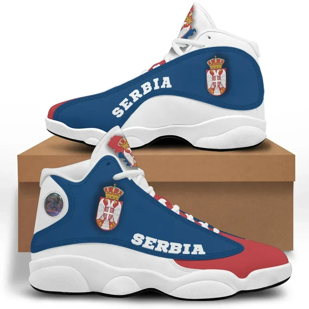 Serbia High Top Sneakers Shoes