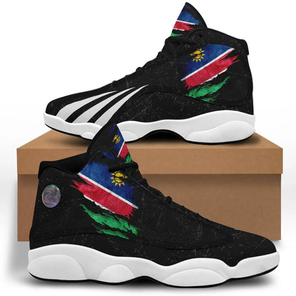 Namibia In Me High Top Sneakers Special Grunge Style