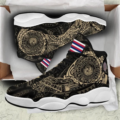 Hawaii Tattoo High Top Sneakers Shoes