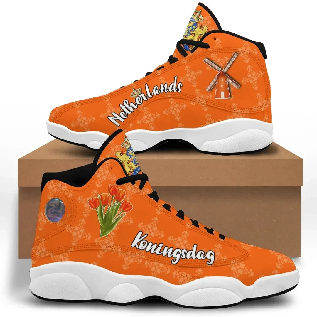 Netherlands High Top Sneakers Shoes Koningsdag