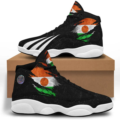 Niger In Me High Top Sneakers Special Grunge Style