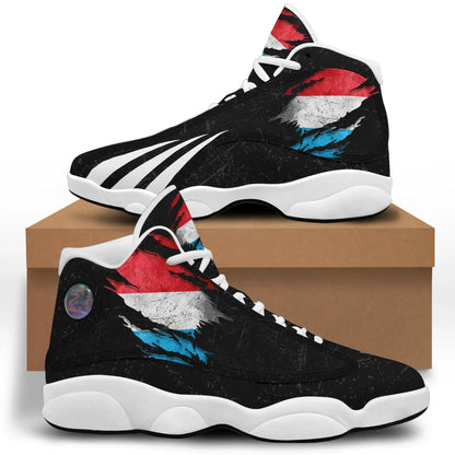 Luxembourg In Me High Top Sneakers Shoes Special Grunge Style