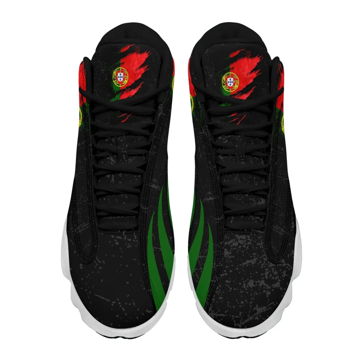 Portugal In Me High Top Sneakers Shoes Special Grunge Style