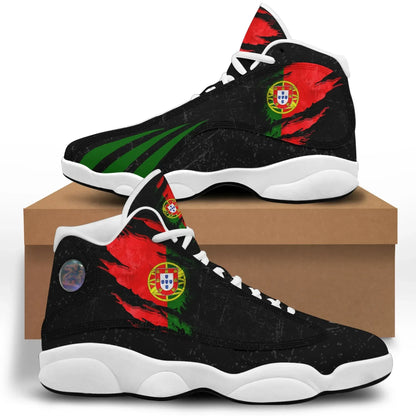 Portugal In Me High Top Sneakers Shoes Special Grunge Style