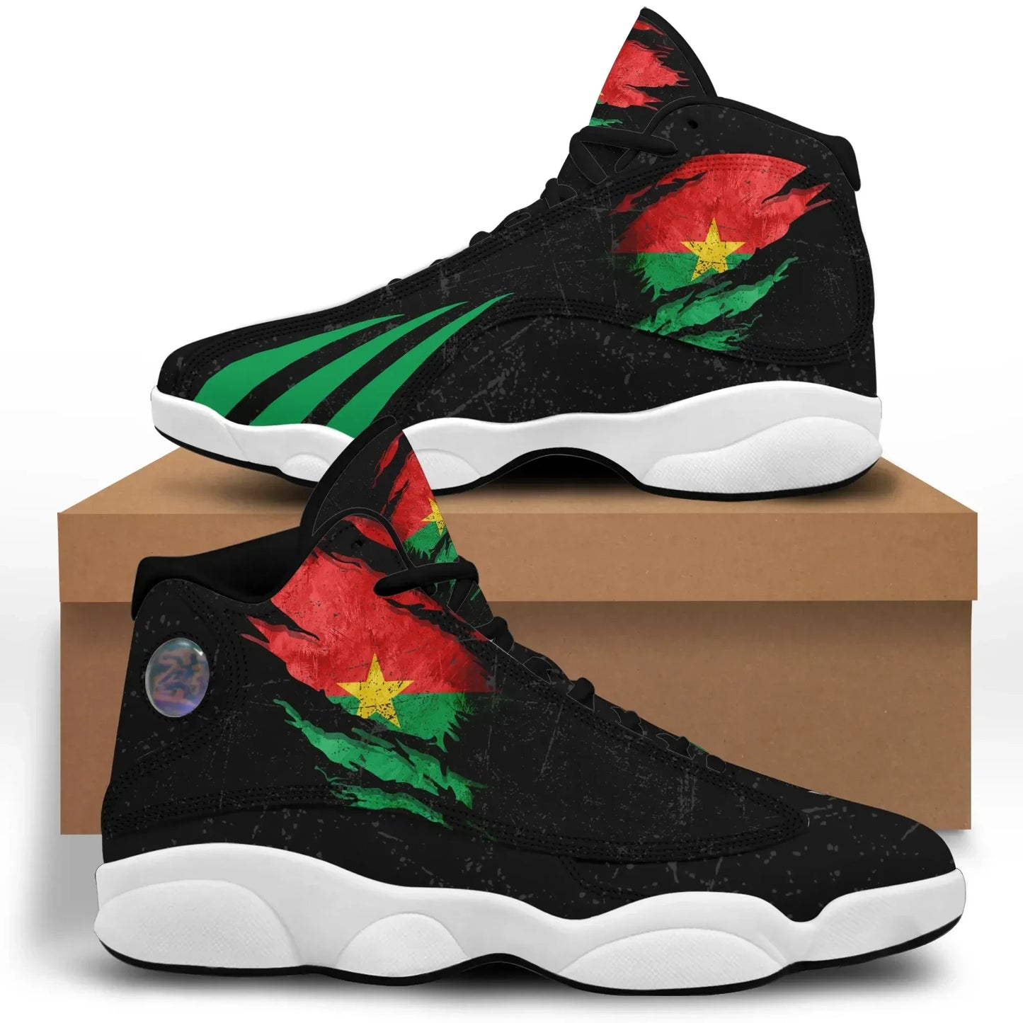 Burkina Faso In Me High Top Sneakers Special Grunge Style