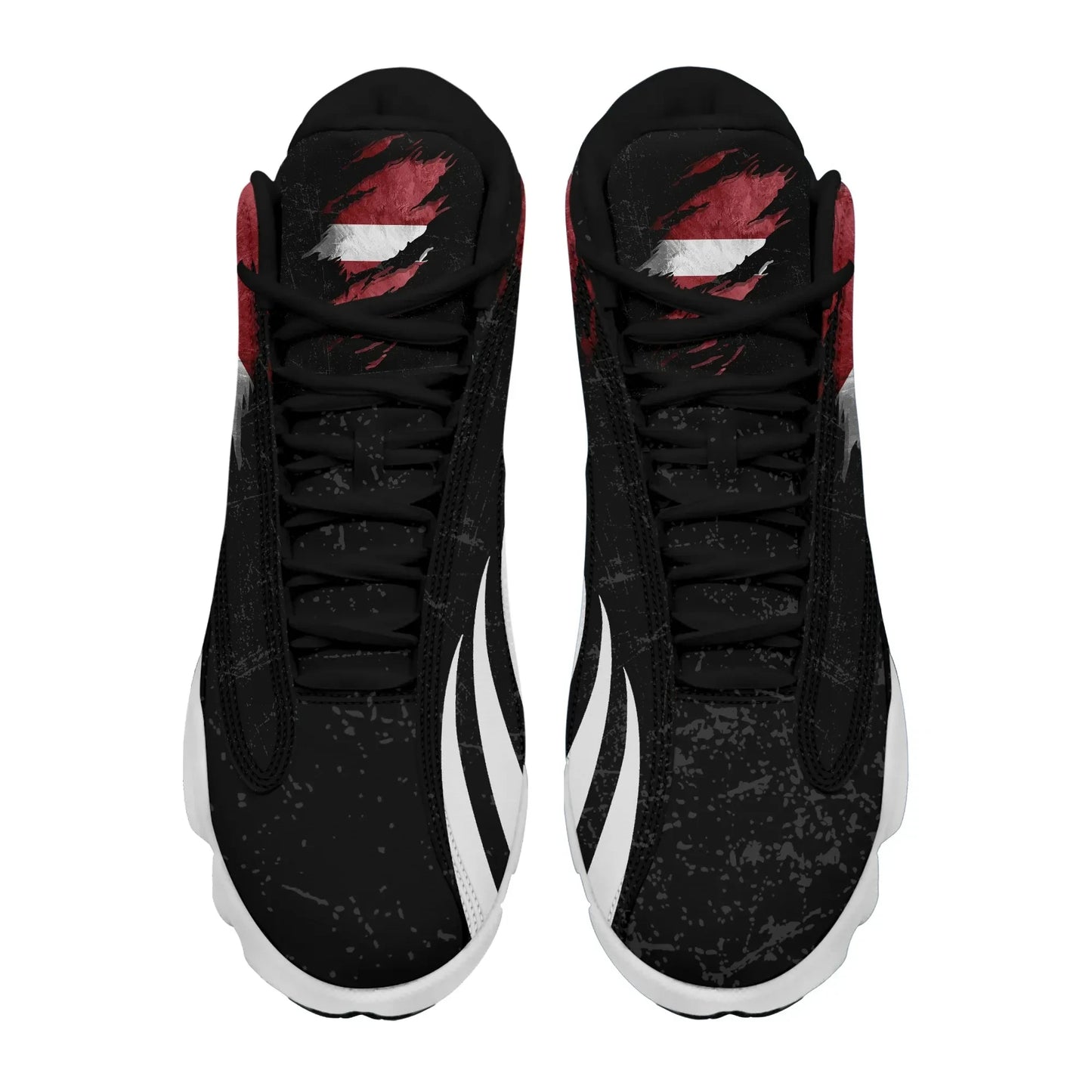 Latvia In Me High Top Sneakers Shoes Special Grunge Style