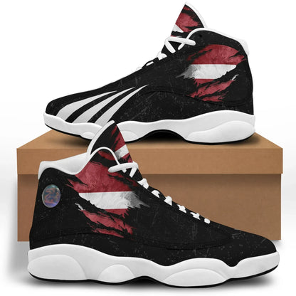 Latvia In Me High Top Sneakers Shoes Special Grunge Style