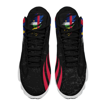 Central African In Me High Top Sneakers Special Grunge Style