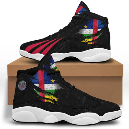 Central African In Me High Top Sneakers Special Grunge Style