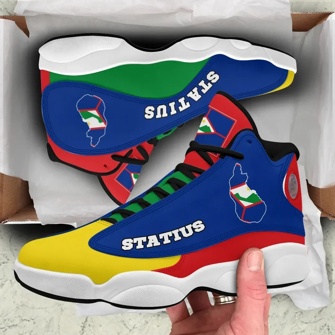 Sint Eustatius High Top Sneakers Shoes