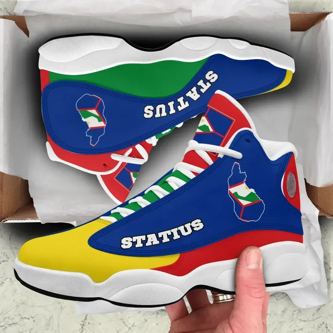 Sint Eustatius High Top Sneakers Shoes