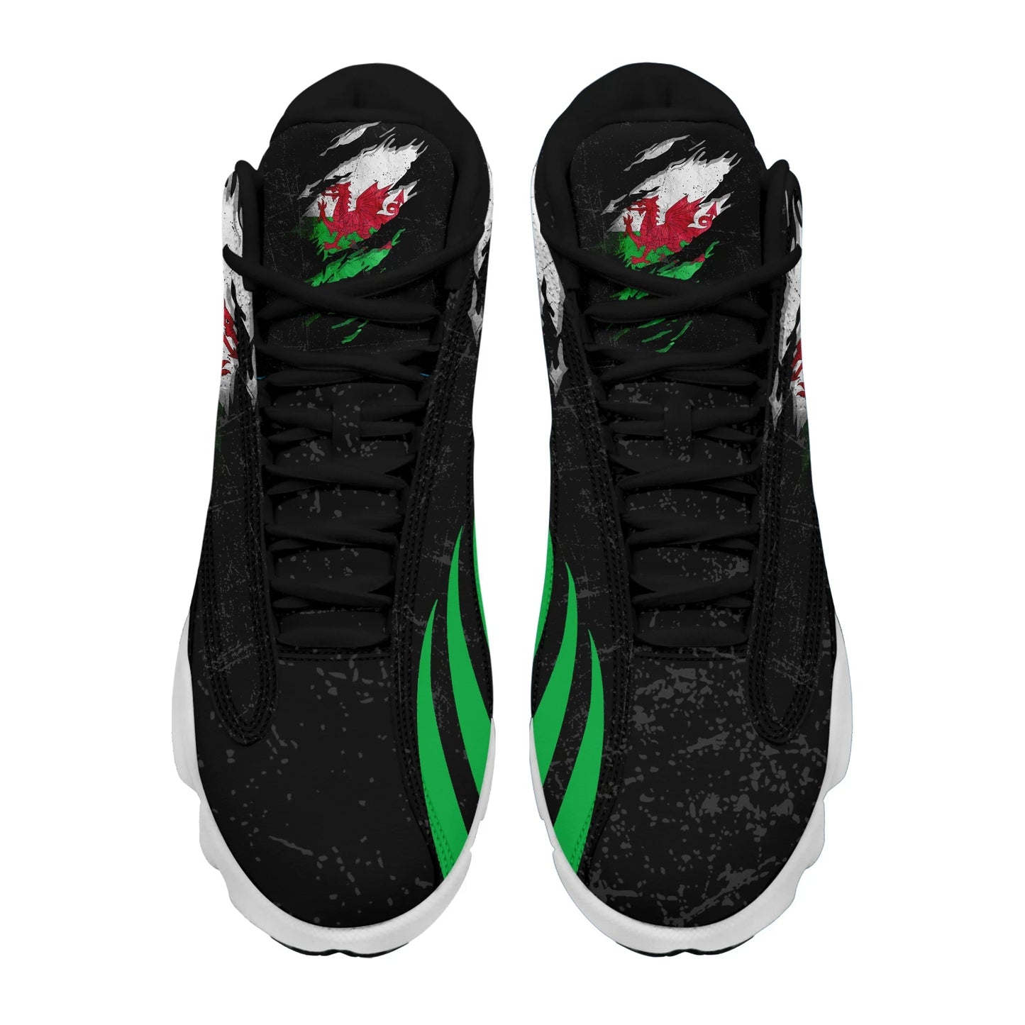 Wales In Me High Top Sneakers Shoes Special Grunge Style