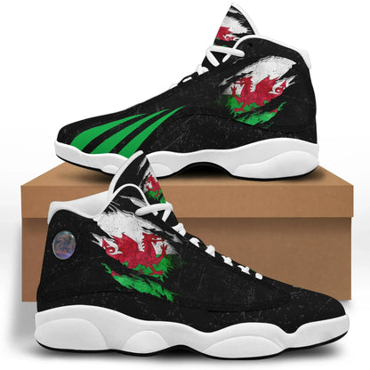 Wales In Me High Top Sneakers Shoes Special Grunge Style