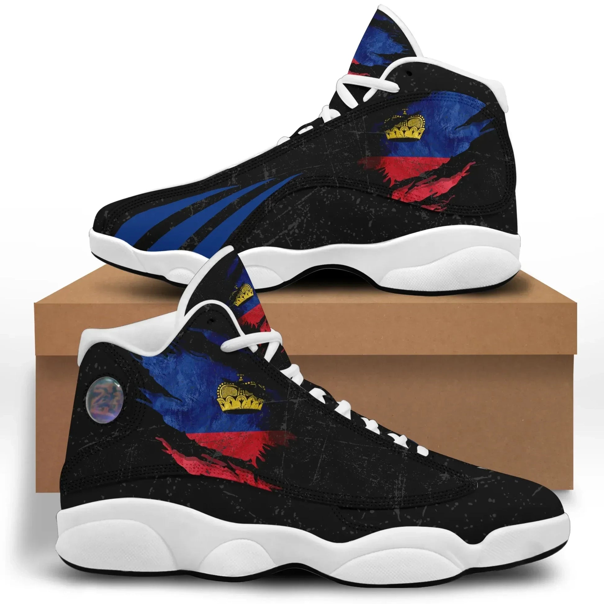 Liechtenstein In Me High Top Sneakers Shoes Special Grunge Style