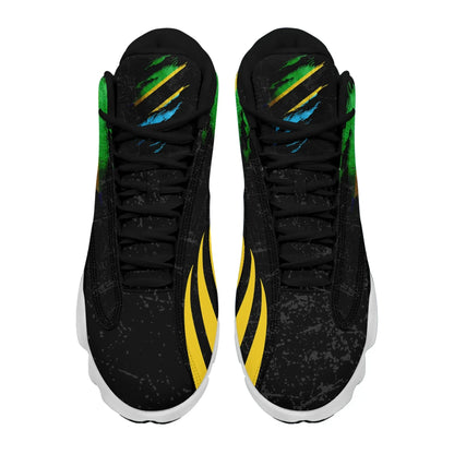 Tanzania In Me High Top Sneakers Special Grunge Style