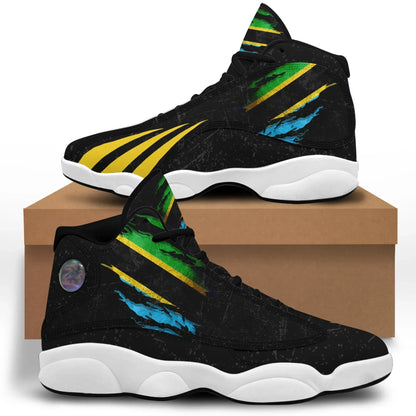 Tanzania In Me High Top Sneakers Special Grunge Style