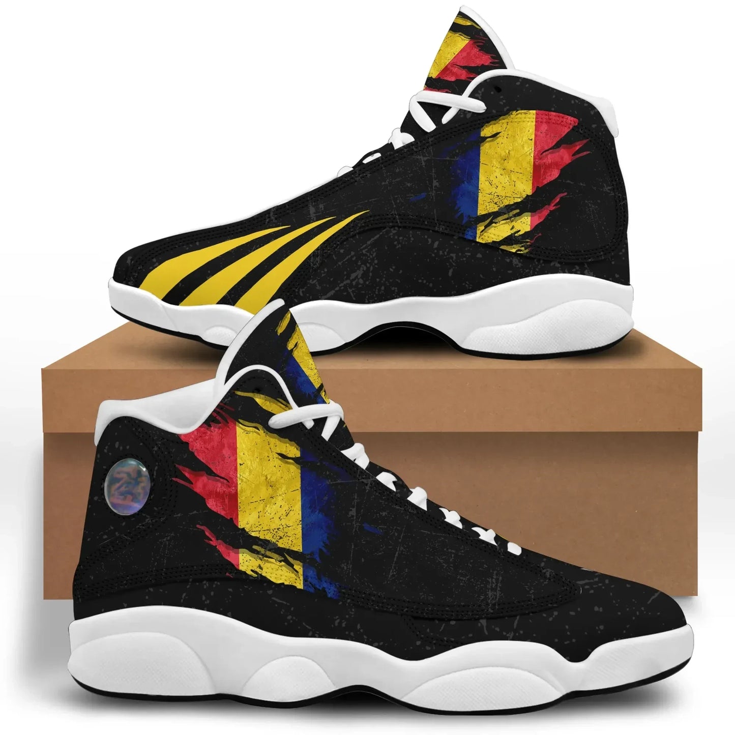 Romania In Me High Top Sneakers Shoes Special Grunge Style