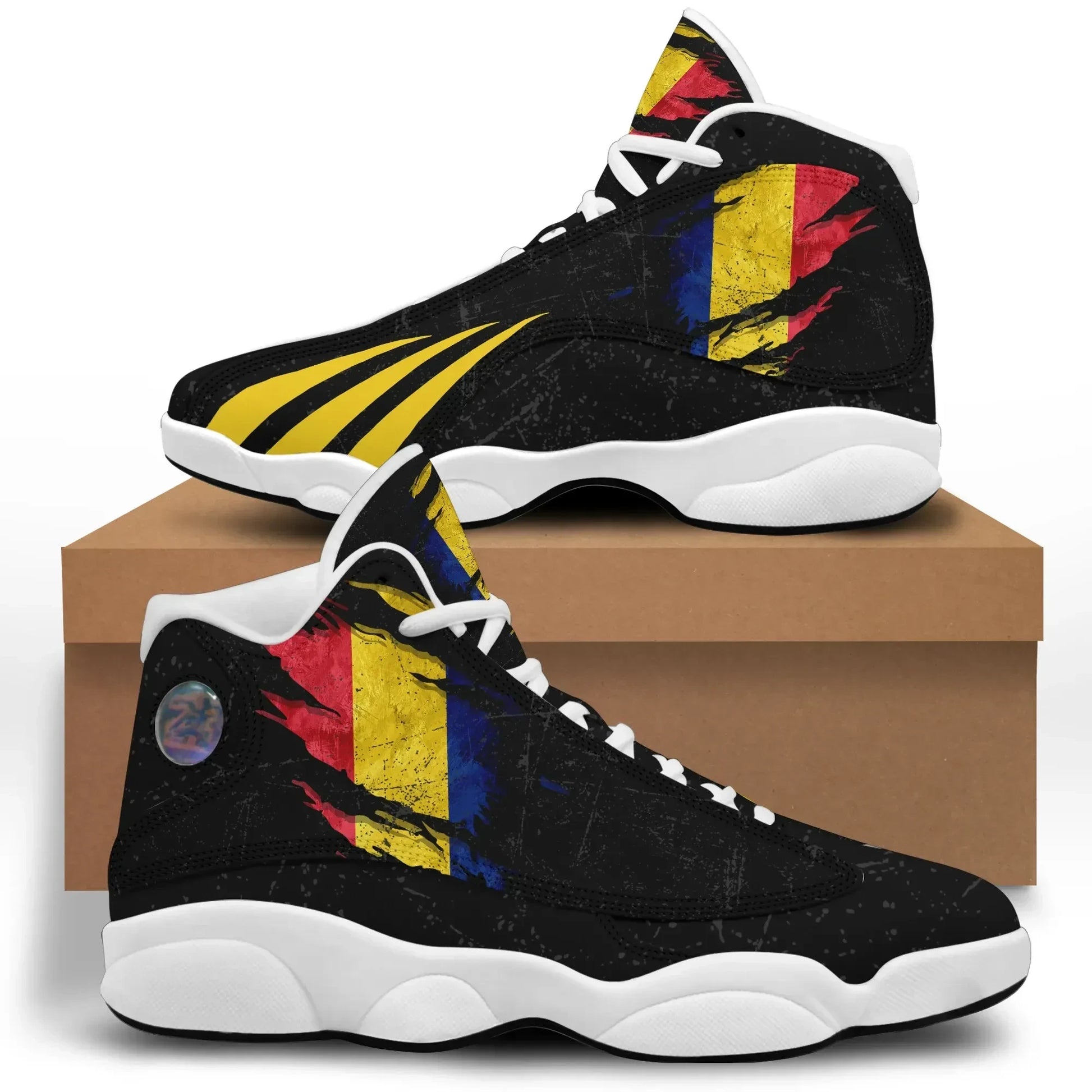 Romania In Me High Top Sneakers Shoes Special Grunge Style