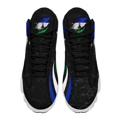 Lesotho In Me High Top Sneakers Special Grunge Style