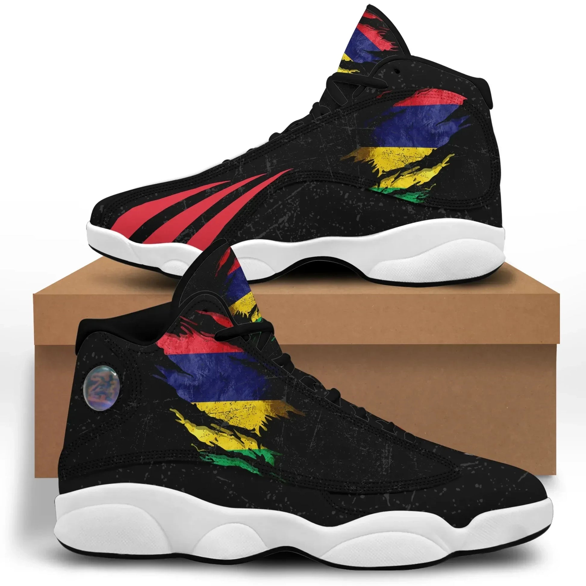 Mauritius In Me High Top Sneakers Special Grunge Style