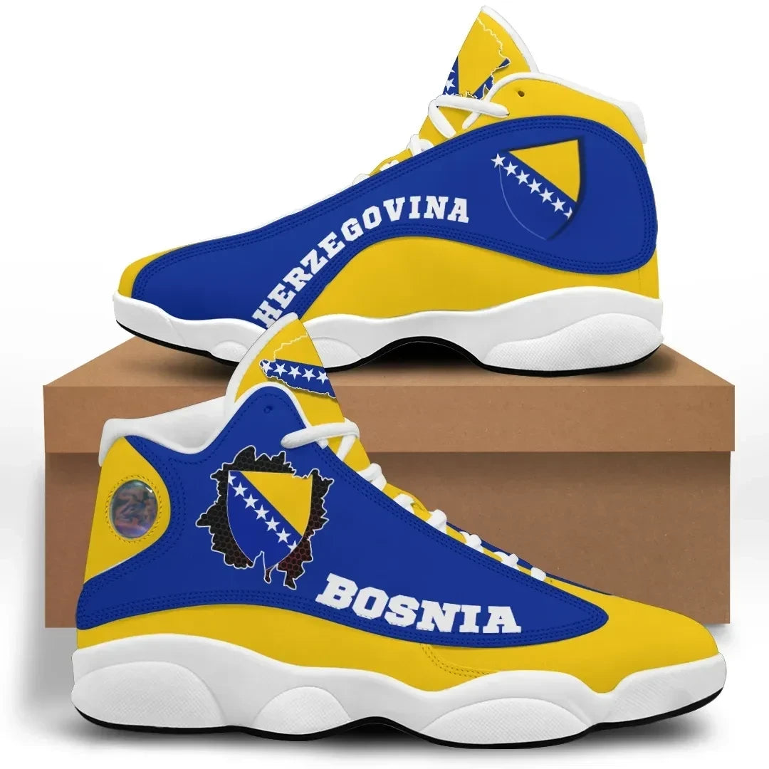 Bosnia & Herzegovina High Top Sneakers Shoes
