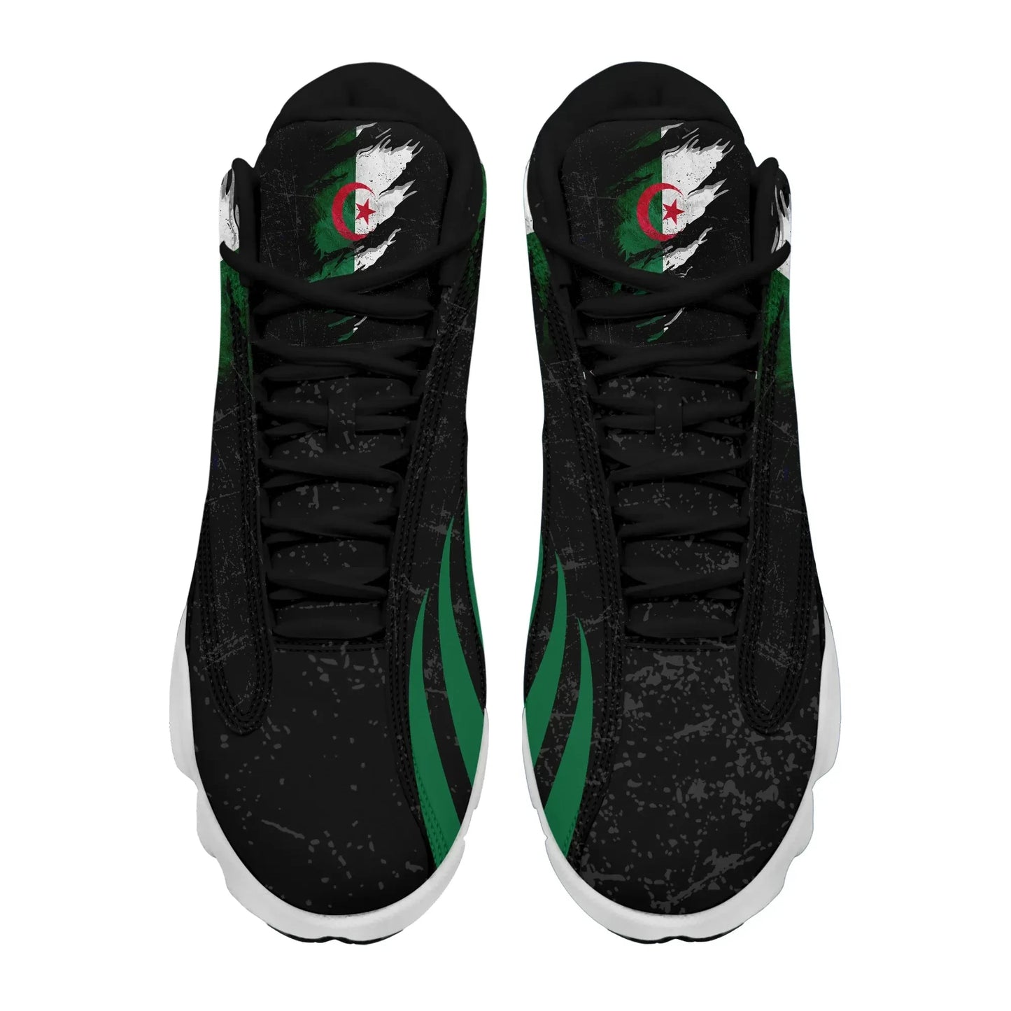Algeria In Me High Top Sneakers Special Grunge Style