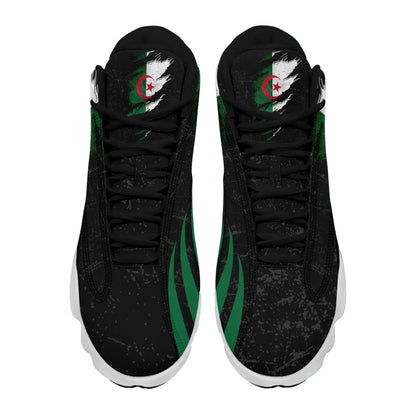 Algeria In Me High Top Sneakers Special Grunge Style