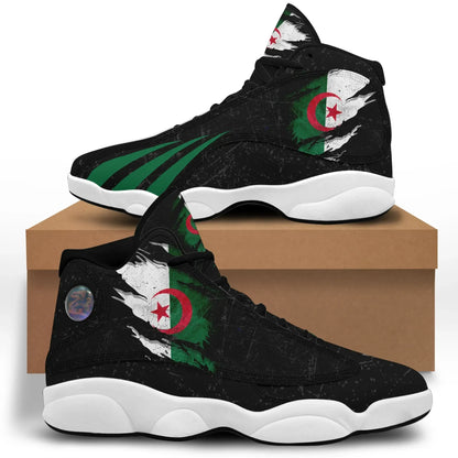 Algeria In Me High Top Sneakers Special Grunge Style