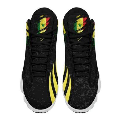 Senegal In Me High Top Sneakers Special Grunge Style