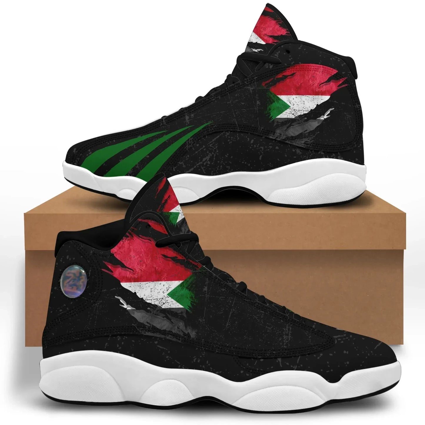 Sudan In Me High Top Sneakers Special Grunge Style