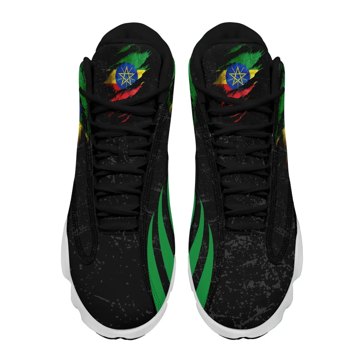 Ethiopia In Me High Top Sneakers Special Grunge Style