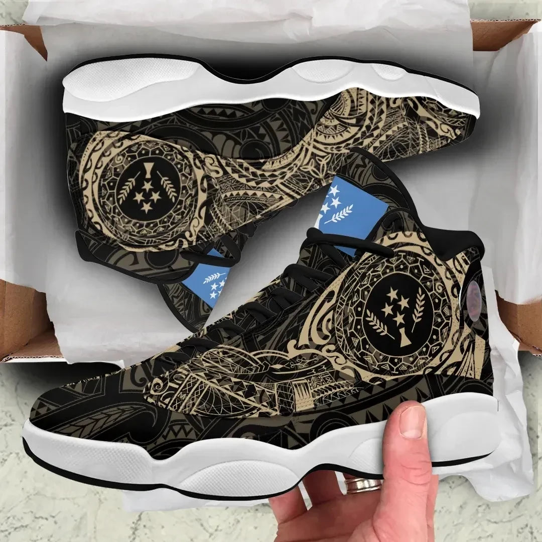 Kosrae Tattoo High Top Sneakers Shoes