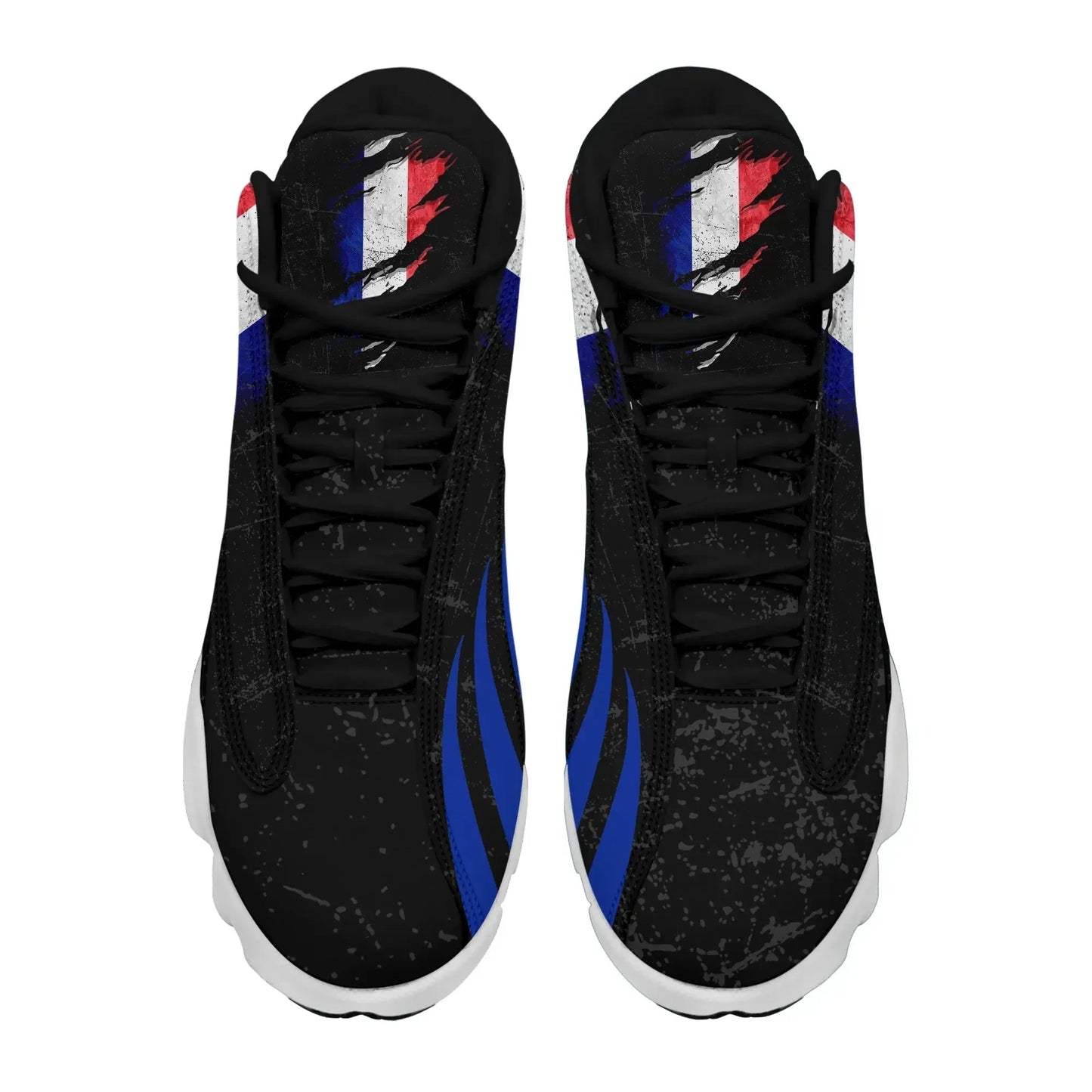 France In Me High Top Sneakers Shoes Special Grunge Style