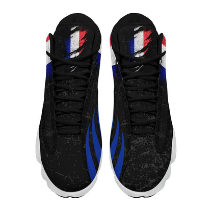 France In Me High Top Sneakers Shoes Special Grunge Style