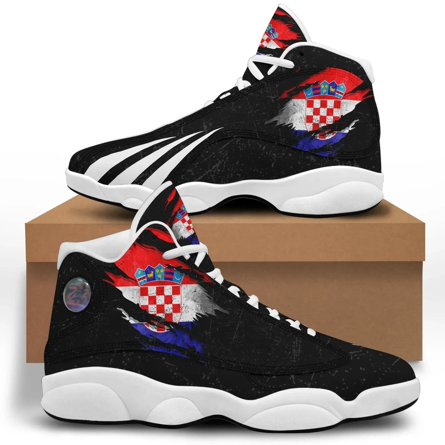 Croatia In Me High Top Sneakers Shoes Special Grunge Style