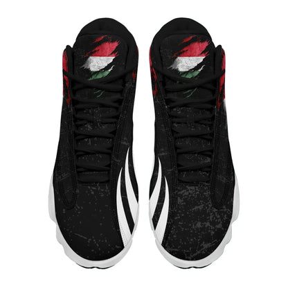 Hungary In Me High Top Sneakers Shoes Special Grunge Style
