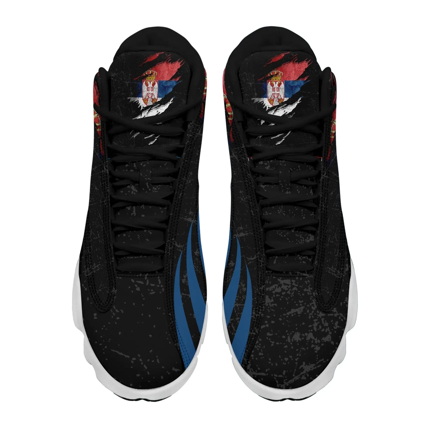 Serbia In Me High Top Sneakers Shoes Special Grunge Style