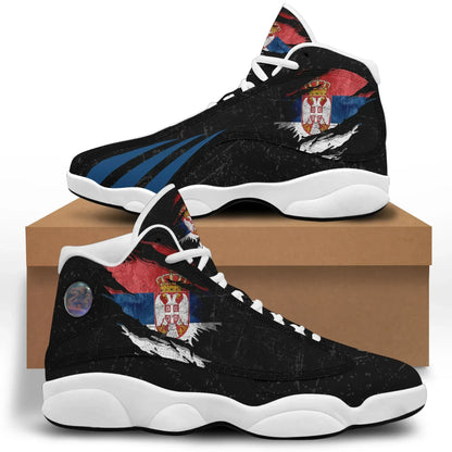 Serbia In Me High Top Sneakers Shoes Special Grunge Style