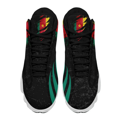 Cameroon In Me High Top Sneakers Shoes Special Grunge Style
