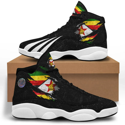 Zimbabwe In Me High Top Sneakers Special Grunge Style