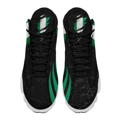 Nigeria In Me High Top Sneakers Special Grunge Style